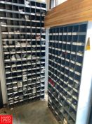 Pipe Fittings, and Gaskets, with (2) Bins Rigging Fee: $ 100