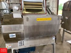 JBT Food Tech S/S Finisher Model: UPF 200, S/N: 14-32 Rigging Fee: $ 650