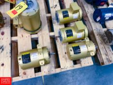 NEW Baldor 2 HP and 1 HP 840 RPM and 1,725 RPM Motors Rigging Fee: $ 80