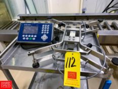 Mettler Toledo S/S Digital Scale Model: IND570, with S/S Cart Rigging Fee: $ 50