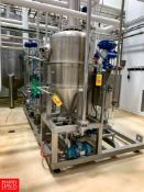 Bulk Bid Lots 89 To 101: 2015 JBT Food Tech Aseptic Sterilizer, (2) 2,500 Gallon Tanks, (2) Ampco