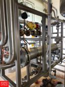 2015 Thermaline S/S Rack Mounted Shell & Tube Heat Exchanger, S/N: 16268-01, 68