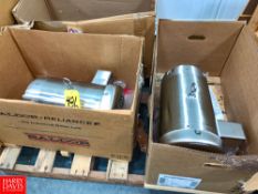 NEW Baldor 10 HP and 7.5 HP, 1,770 RPM S/S Clad Motors Rigging Fee: $ 75