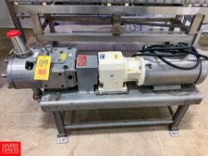 Ampco Positive Displacement Pump, with S/S Clad Motor, Mounted On S/S Base Rigging Fee: $ 250