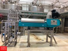 2013 GEA Westfalia GMASTER CF 3000 Decanter Centrifuge, S/N: 8008-361, with Endress+Hauser Flow