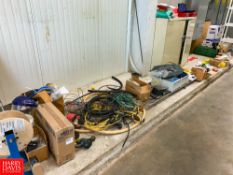 Wire, Electrical Hardware, (2) Door Cabinet and (2) Shelves, **No Electrical Panels Included Rigging