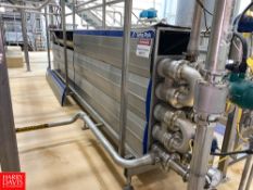Tetra Pak Spiraflo 10-Pass Tubular Heat Exchanger, with, Hot Water Set, Valves and 120 GPM Pump