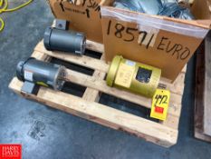 NEW Baldor 1 HP, .75 HP and .25 HP Motors Rigging Fee: $ 40