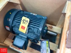 NEW US Nidec 20 HP 3,535 RPM Motor Rigging Fee: $ 50