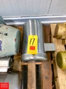 NEW Baldor S/S Clad Motor, Approx. 15 HP Rigging Fee: $ 40