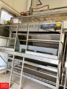 S/S Frame Brush Conveyor, Approx. 9' x 50