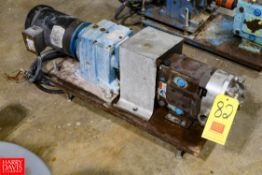 Cherry-Burrell 2 HP Rotary Lobe Pump 1-1/2