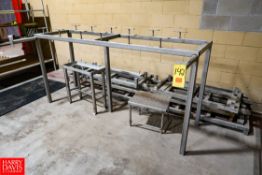 Large Quantity of Assorted S/S & Carbon Steel Stands Rigging Fee: $250