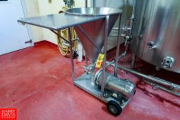 S/S Portable Feed Pump with Tri-Clover S/S Centrifugal Pump 5 HP 2