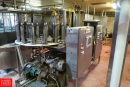 Supreme S/S Fabricating Inc. CMC Cheese Molder Press 96-Station Dual Lane Carousel, (2) Mold