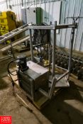 Schneck Accurate Bulk Solids Auger Feeder with Model: 8000 Controller & S/S Stand Rigging Fee: $250