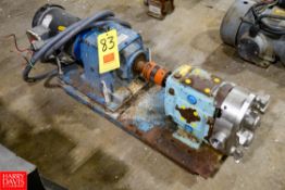 Cherry-Burrell 2 HP Rotary Lobe Pump 1-1/2