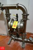 Murzan S/S Diaphragm Pump Model: PI-50DL S/N: 2085011 Rigging Fee: $100
