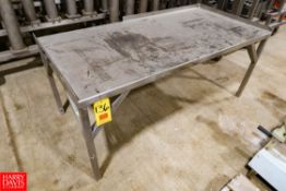 S/S Table S/S Table Rigging Fee: $100