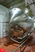 2017 Walker 6,000 Gallon Horizontal 304 S/S Tank with Vertical Agitation (Sweet Cream Tank 1)
