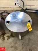 30 Gallon S/S Balance Tank, Located in:Rutland Rigging Fee: $ 125