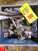 S/S Piping Hangers and Brackets, Located in:Rutland Rigging Fee: $ 100