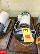 Tri Clover Centrifugal Pump with 2 / 1.5 HP 1,745 / 1,455 RPM Motor and 2