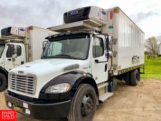 2017 Freightliner 20' Refrigerated Delivery Truck Model: M2106, 33,000 GVWR, Cummins IBS 6.7 280