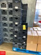Bag-In-Box Crates, with 180 Lids, Located in:Rutland Rigging Fee: $ 250