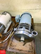 Tri Clover Centrifugal Pump, with Reliance 1 HP 1,750 RPM Motor and 2