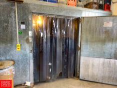 32' X 16' Walk In Cooler, with Bohn 5 Fan Blower, Compressor, and Cam Lock Panels, Located in: