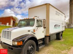 1999 International 18' Refrigerated Delivery Truck Model: 4900, 33,000 GVWR, with DT466EW Diesel,