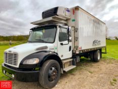 2017 Freightliner 20' Refrigerated Delivery Truck Model: M2106, 33,000 GVWR, Cummins IBS 6.7 280