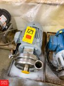 Cherry Burrell Centrifugal Pump, with Reliance 5 HP 3,505 RPM Motor and 2