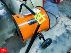 Dayton Portable Electric Salamander, Located in:Rutland Rigging Fee: $ 25