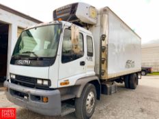 2005 Isuzu 22' Refrigerated Delivery Truck Model: FVR, 33,000 GVWR, Diesel Engine, Allison