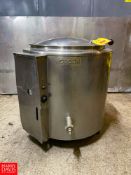 Groen 40 Gallon Jacketed S/S Kettle. Rigging Fee: $150 Location: Irwin, PA