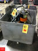 Portable S/S Tub Rigging Fee: $25 Location: Irwin, PA
