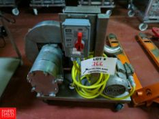 Positive Displacement Pump On Wheels With Leeson VFD Drive and Motor (drive: TYPE 174531.00, 200/240