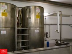 1,188 Vertical S/S Brine Tank Rigging Fee: $560