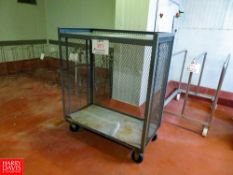 Portable Storage Rack On Wheels 48