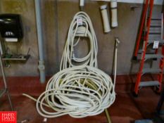 Water Hoses With Nozzle Rigging Fee: $35