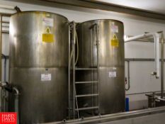 1,188 Vertical S/S Brine Tank Rigging Fee: $560