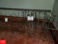 Home Made Stainless Frame Holders For Pails, Plastic Trays and Garbage Bags Rigging Fee: $70