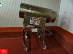 S/S Tumbler Mounted On Casters Rigging Fee: $70