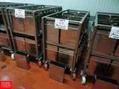 9 Kg (19.84 Lbs) S/S Cheese Forms, With Portable S/S Rack Rigging Fee: $70