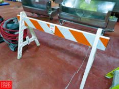 Safety Barricade, 6ft L x 3ft H Rigging Fee: $35