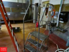 Stainless Platform Steps (3 steps), Top Step 27