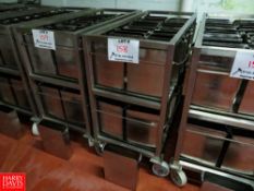 9 Kg (19.84 Lbs) S/S Cheese Forms, With Portable S/S Rack Rigging Fee: $70