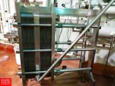 APV Crepaco S/S Plate Heat Exchanger, Model: SR30 PHE, S/N: 851-845 Rigging Fee: $350